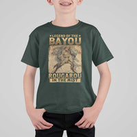 Louisiana Cryptid Rougarou T Shirt For Kid Legend Of The Bayou Rougarou In The Mist