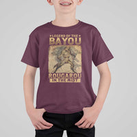 Louisiana Cryptid Rougarou T Shirt For Kid Legend Of The Bayou Rougarou In The Mist