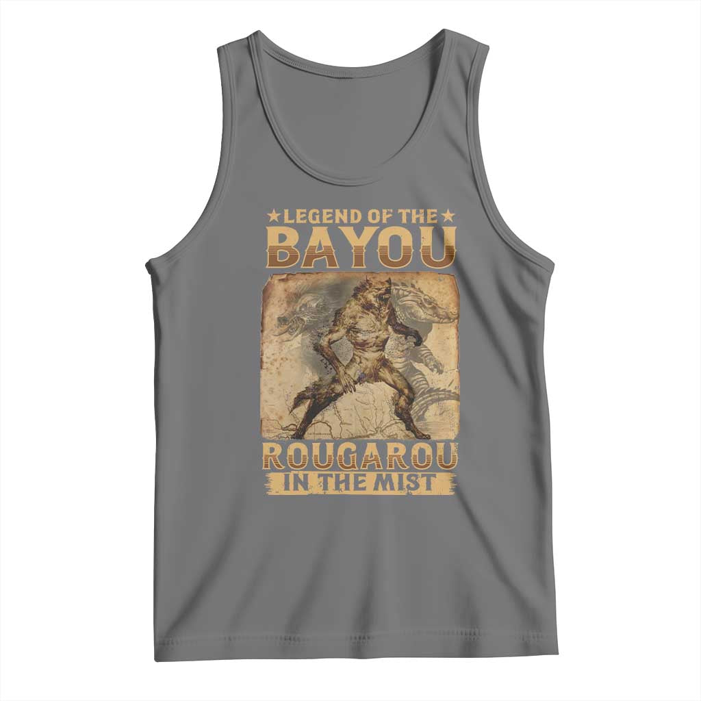 Louisiana Cryptid Rougarou Tank Top Legend Of The Bayou Rougarou In The Mist