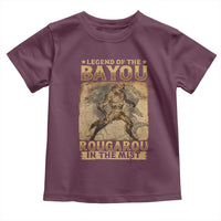 Louisiana Cryptid Rougarou Toddler T Shirt Legend Of The Bayou Rougarou In The Mist