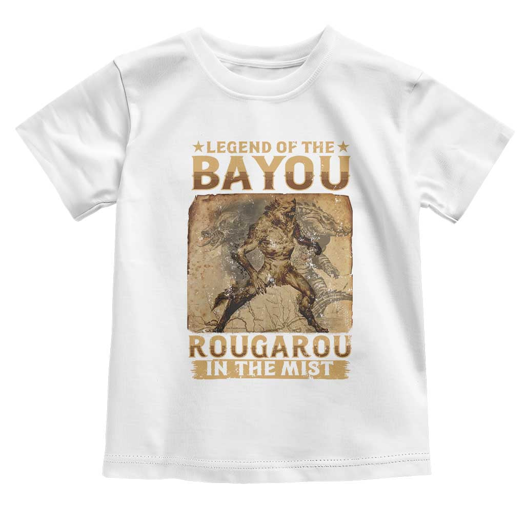 Louisiana Cryptid Rougarou Toddler T Shirt Legend Of The Bayou Rougarou In The Mist