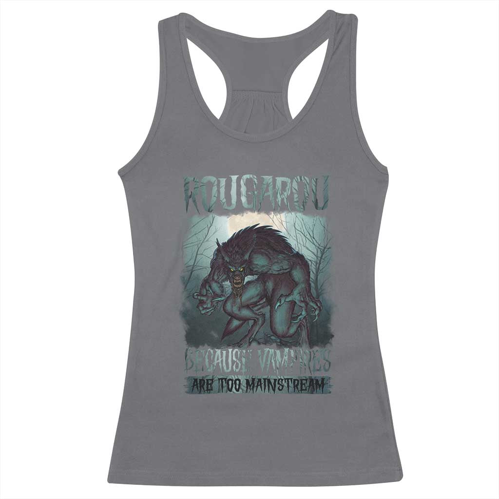 Funny Rougarou Racerback Tank Top Because Vampires Are Too Mainstream Louisiana Cryptid