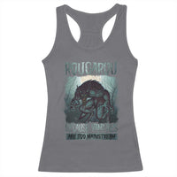 Funny Rougarou Racerback Tank Top Because Vampires Are Too Mainstream Louisiana Cryptid