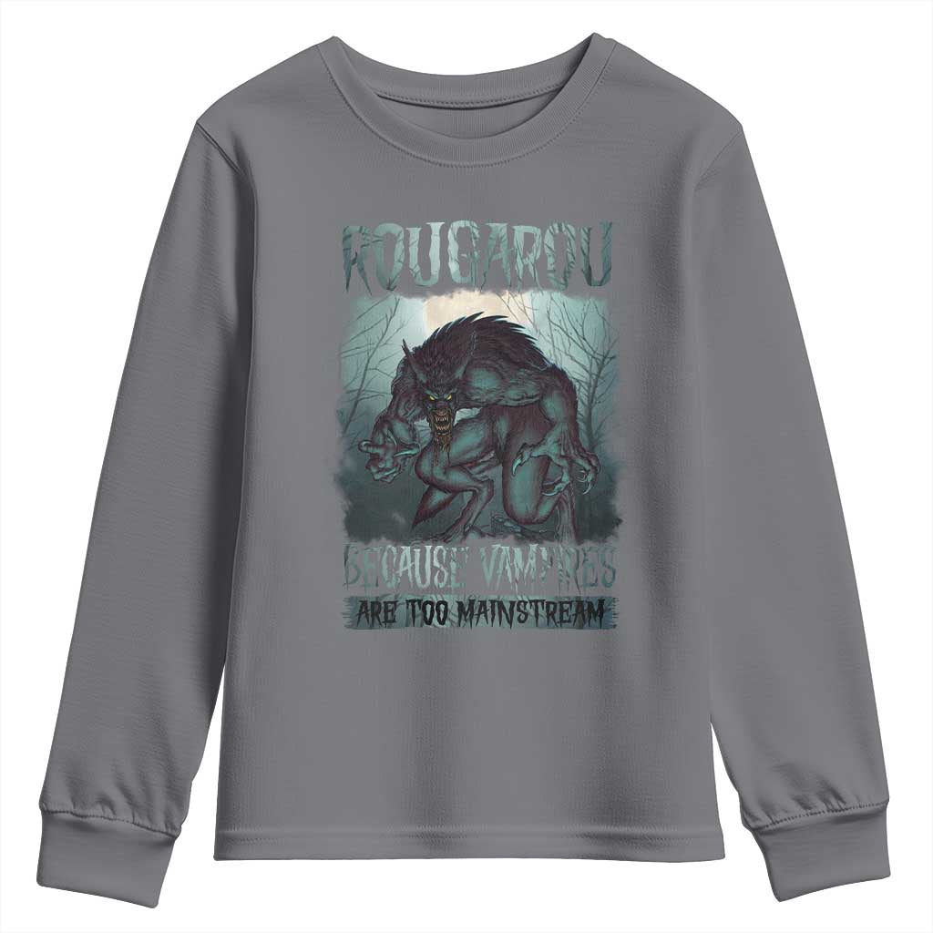 Funny Rougarou Youth Sweatshirt Because Vampires Are Too Mainstream Louisiana Cryptid