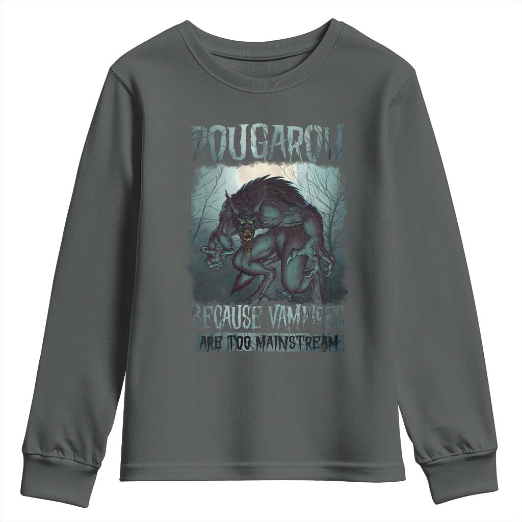 Funny Rougarou Youth Sweatshirt Because Vampires Are Too Mainstream Louisiana Cryptid