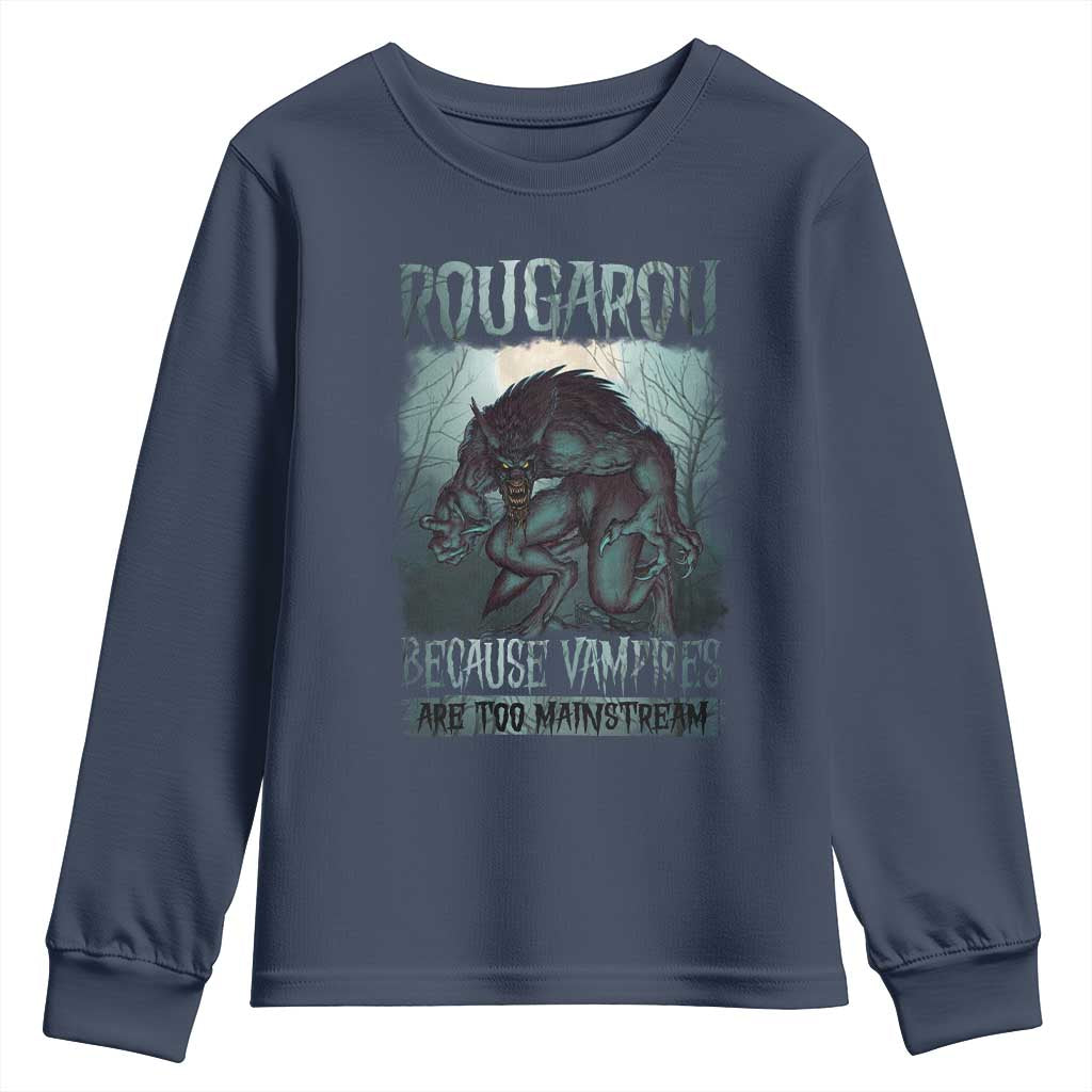Funny Rougarou Youth Sweatshirt Because Vampires Are Too Mainstream Louisiana Cryptid