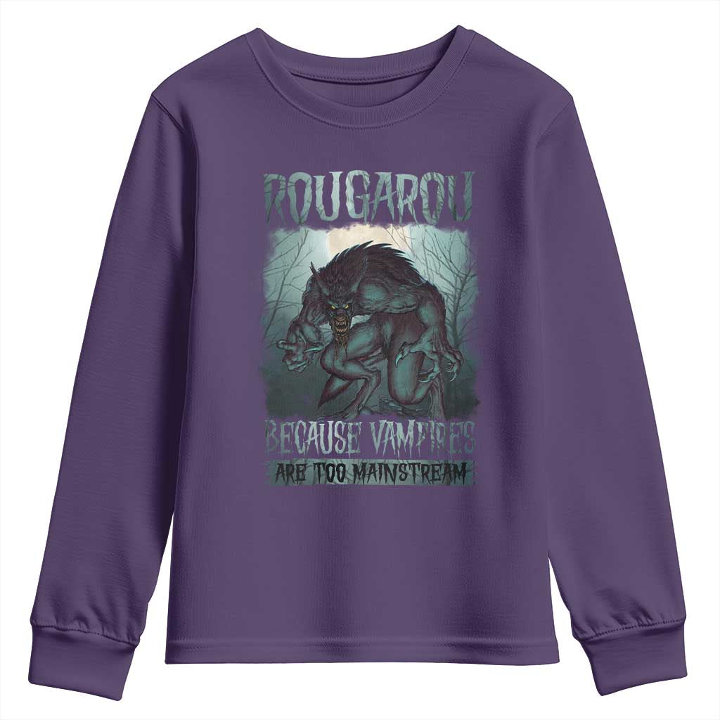 Funny Rougarou Youth Sweatshirt Because Vampires Are Too Mainstream Louisiana Cryptid