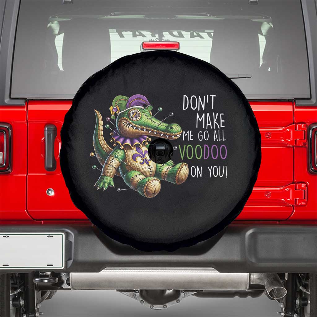 Voodoo Mardi Gras Spare Tire Cover Aligator Voodoo Doll New Orleans Louisiana