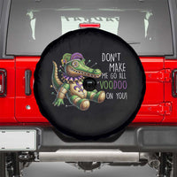 Voodoo Mardi Gras Spare Tire Cover Aligator Voodoo Doll New Orleans Louisiana
