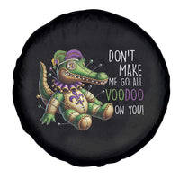 Voodoo Mardi Gras Spare Tire Cover Aligator Voodoo Doll New Orleans Louisiana