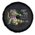 Voodoo Mardi Gras Spare Tire Cover Aligator Voodoo Doll New Orleans Louisiana