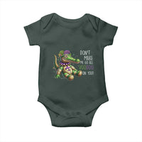 Voodoo Mardi Gras Baby Onesie Aligator Voodoo Doll New Orleans Louisiana