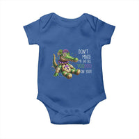 Voodoo Mardi Gras Baby Onesie Aligator Voodoo Doll New Orleans Louisiana