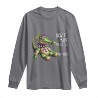 Voodoo Mardi Gras Long Sleeve Shirt Aligator Voodoo Doll New Orleans Louisiana