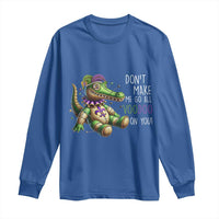Voodoo Mardi Gras Long Sleeve Shirt Aligator Voodoo Doll New Orleans Louisiana