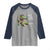 Voodoo Mardi Gras Raglan Shirt Aligator Voodoo Doll New Orleans Louisiana