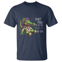 Voodoo Mardi Gras T Shirt Aligator Voodoo Doll New Orleans Louisiana