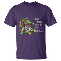 Voodoo Mardi Gras T Shirt Aligator Voodoo Doll New Orleans Louisiana