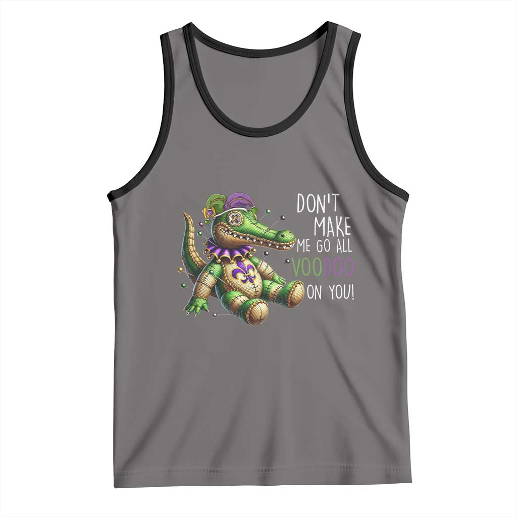 Voodoo Mardi Gras Tank Top Aligator Voodoo Doll New Orleans Louisiana