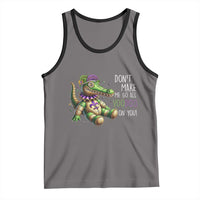 Voodoo Mardi Gras Tank Top Aligator Voodoo Doll New Orleans Louisiana