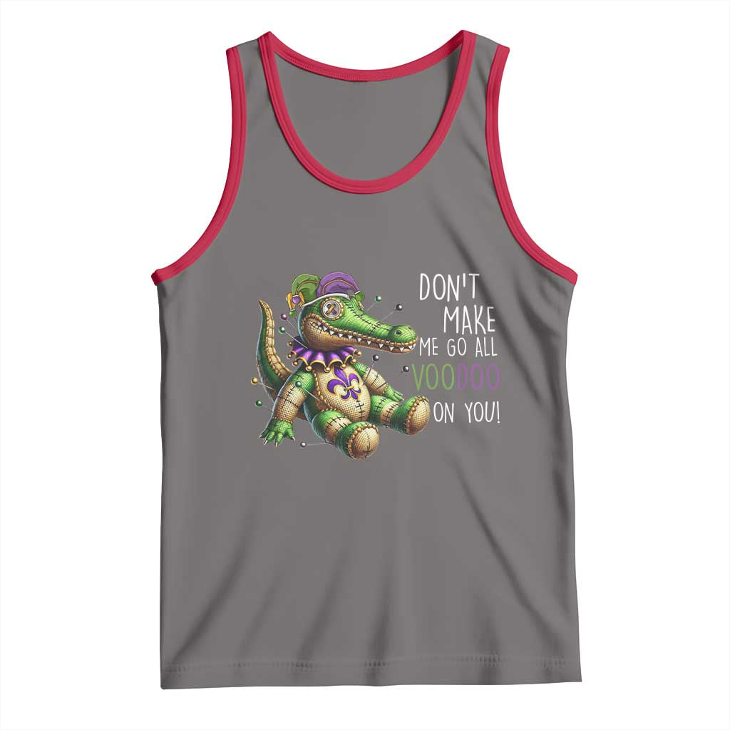 Voodoo Mardi Gras Tank Top Aligator Voodoo Doll New Orleans Louisiana