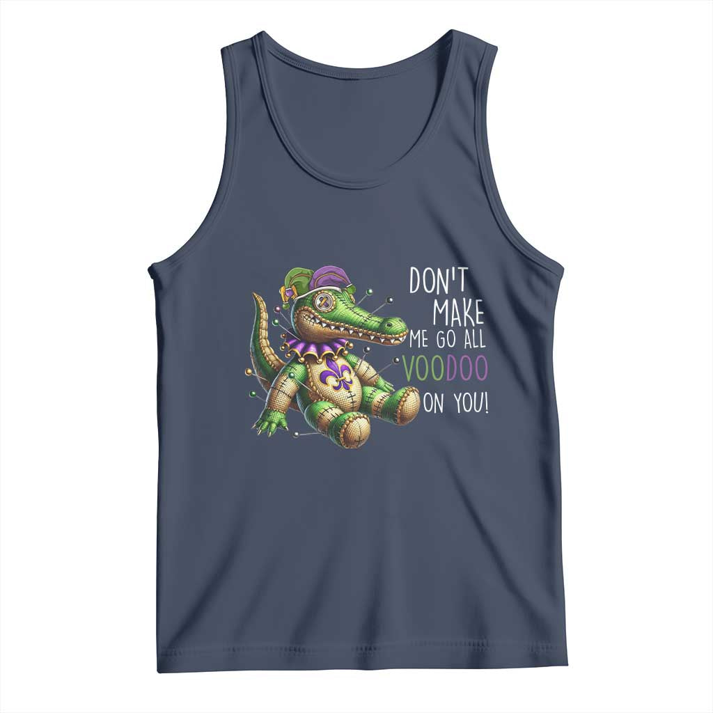 Voodoo Mardi Gras Tank Top Aligator Voodoo Doll New Orleans Louisiana
