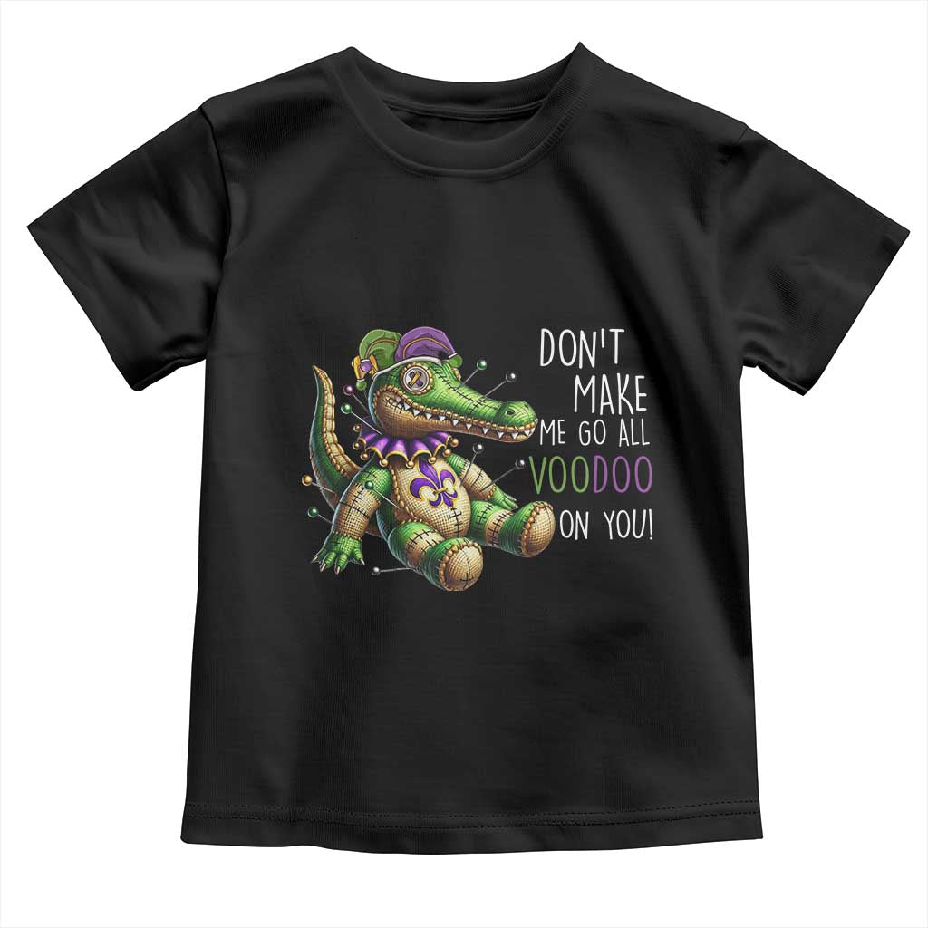 Voodoo Mardi Gras Toddler T Shirt Aligator Voodoo Doll New Orleans Louisiana