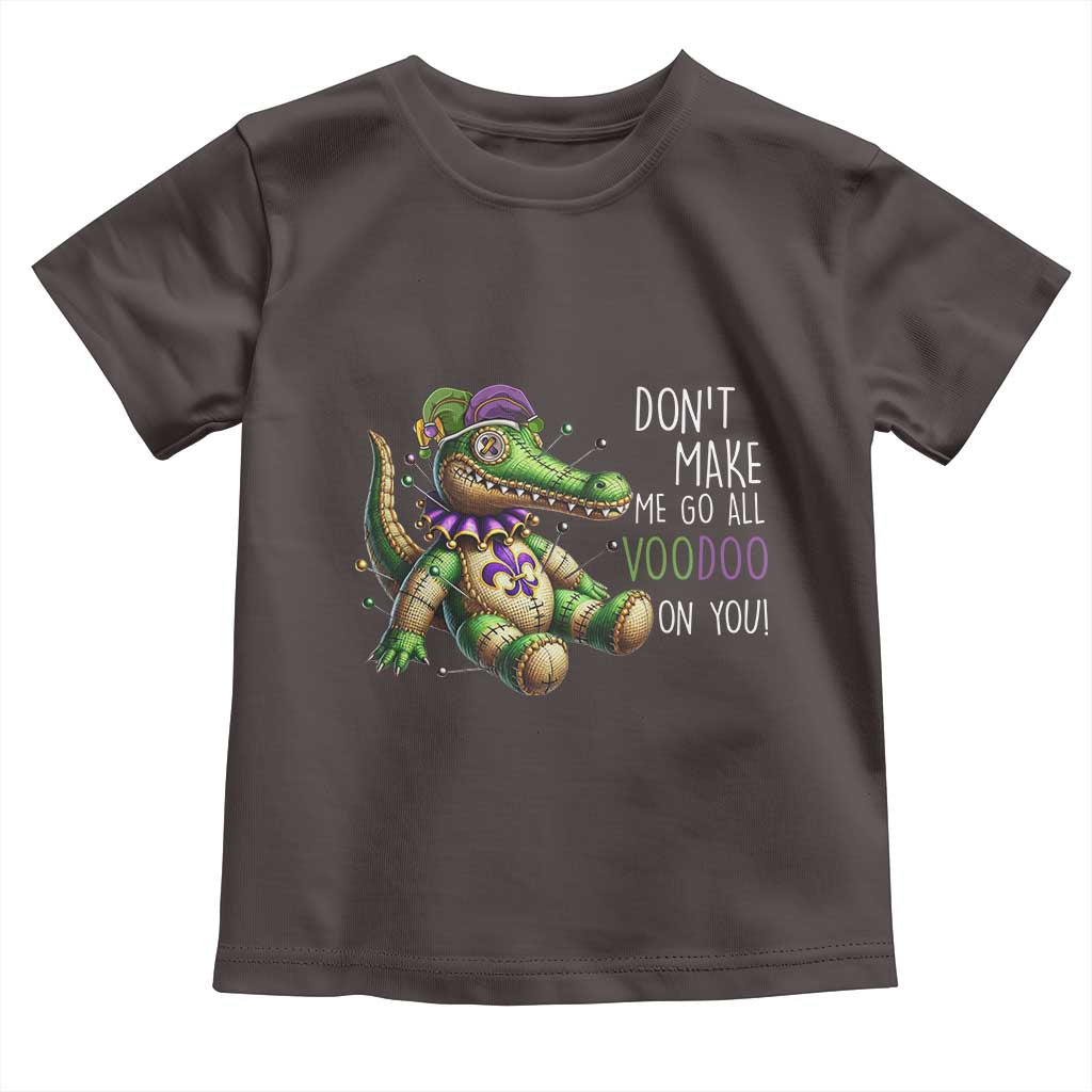 Voodoo Mardi Gras Toddler T Shirt Aligator Voodoo Doll New Orleans Louisiana