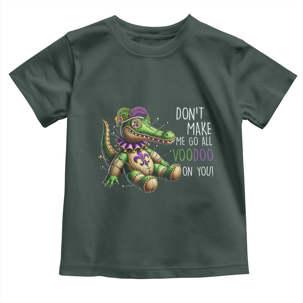 Voodoo Mardi Gras Toddler T Shirt Aligator Voodoo Doll New Orleans Louisiana