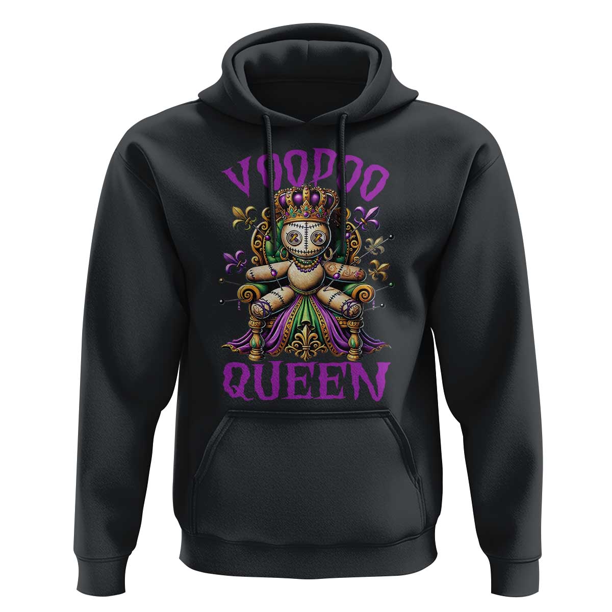 Mardi Gras Voodoo Queen Hoodie