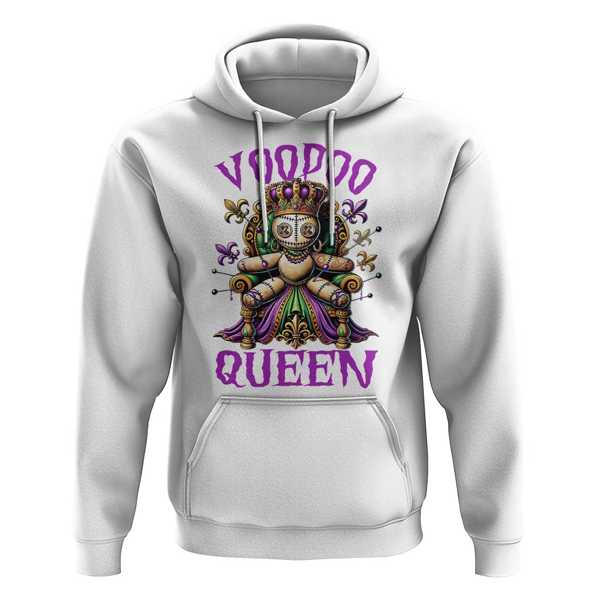 Mardi Gras Voodoo Queen Hoodie