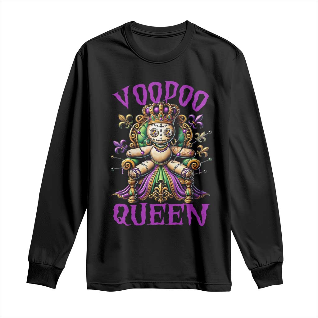 Mardi Gras Voodoo Queen Long Sleeve Shirt