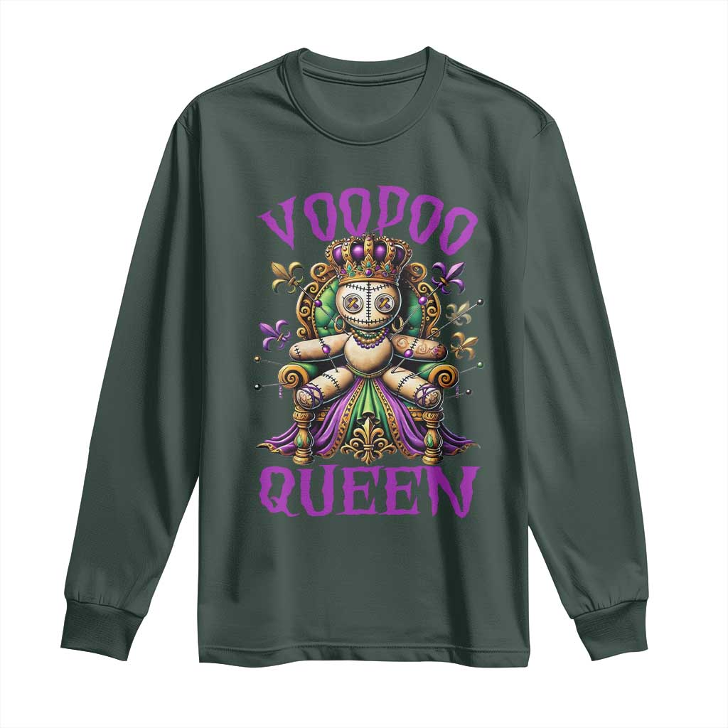 Mardi Gras Voodoo Queen Long Sleeve Shirt