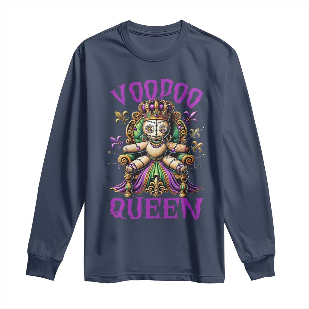 Mardi Gras Voodoo Queen Long Sleeve Shirt