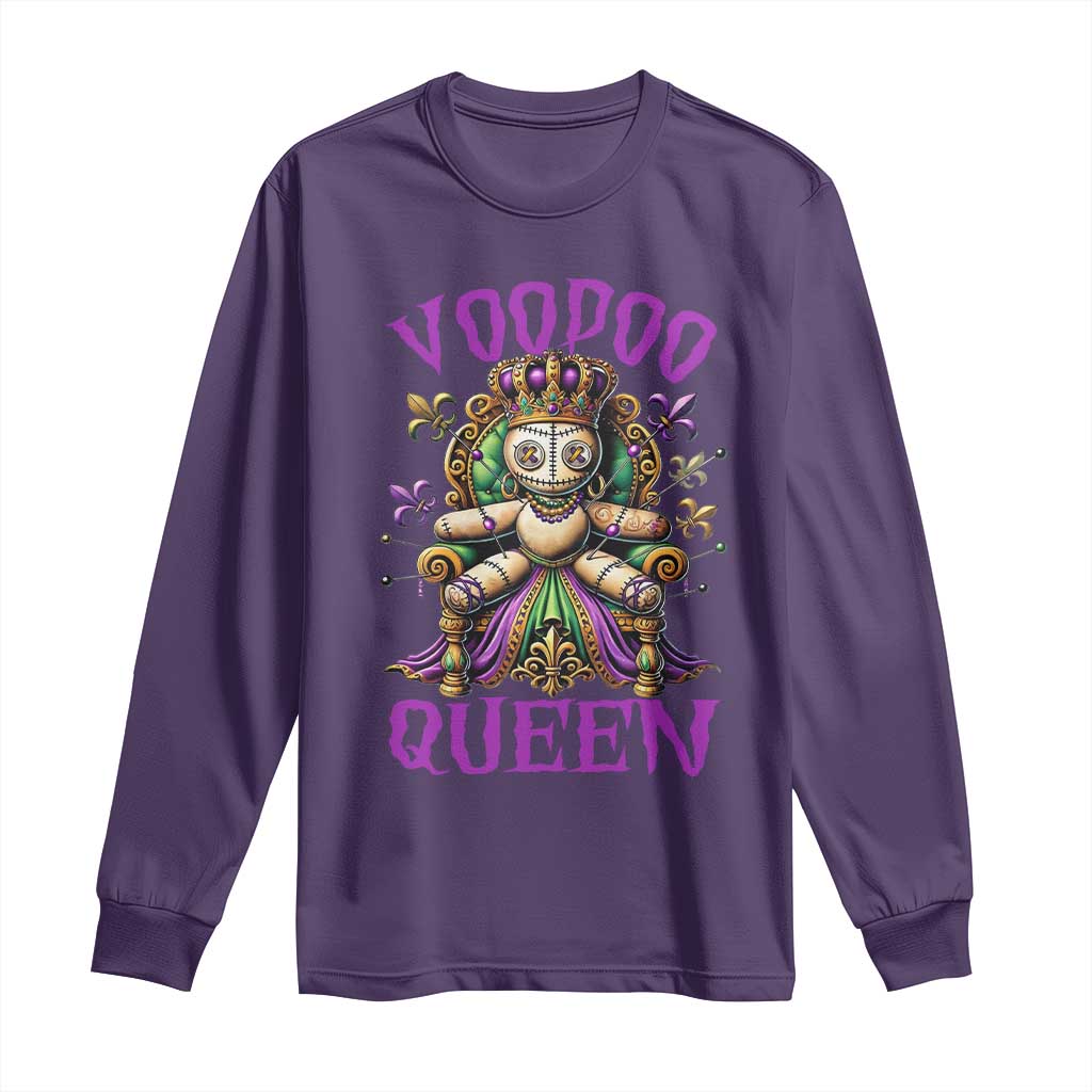 Mardi Gras Voodoo Queen Long Sleeve Shirt