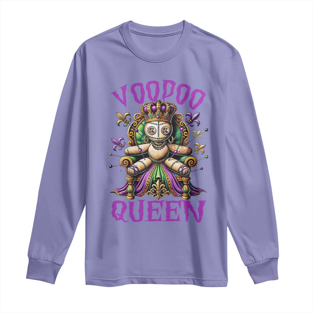 Mardi Gras Voodoo Queen Long Sleeve Shirt
