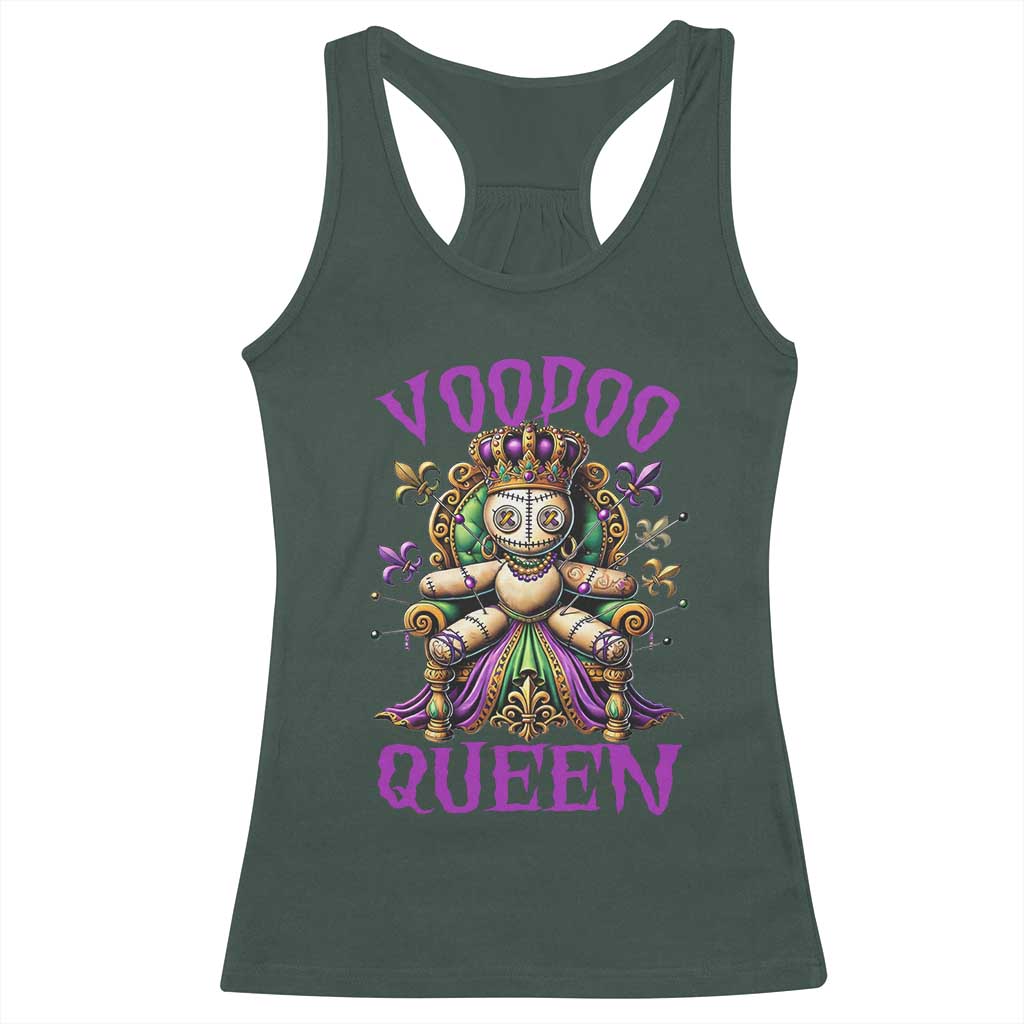 Mardi Gras Voodoo Queen Racerback Tank Top