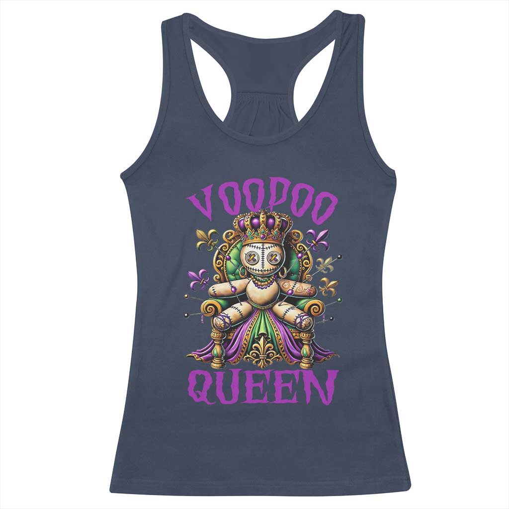 Mardi Gras Voodoo Queen Racerback Tank Top