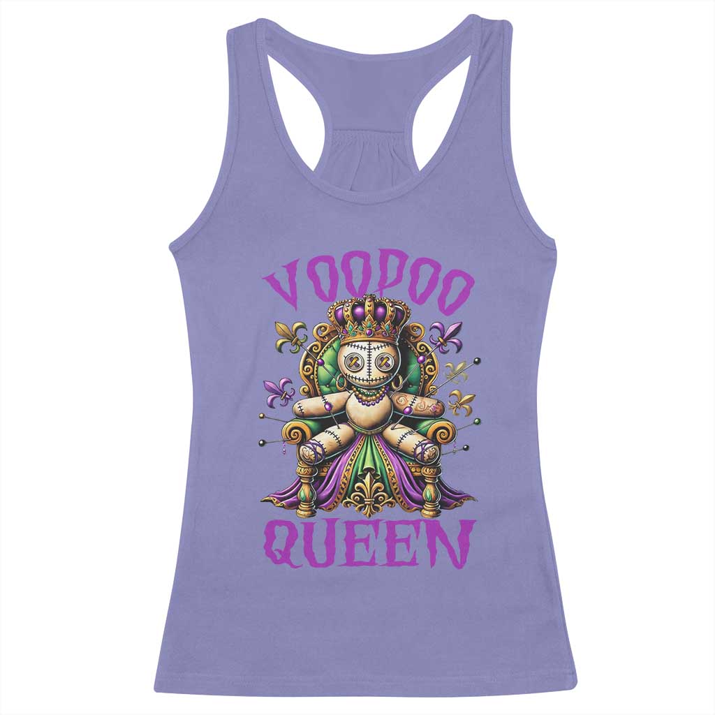 Mardi Gras Voodoo Queen Racerback Tank Top