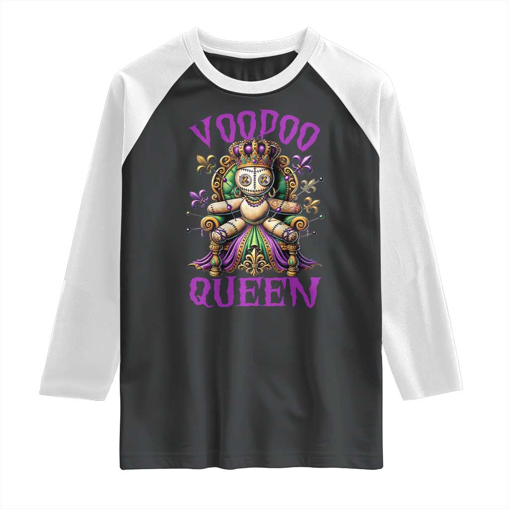 Mardi Gras Voodoo Queen Raglan Shirt
