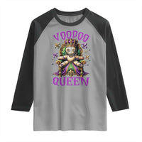 Mardi Gras Voodoo Queen Raglan Shirt
