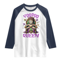 Mardi Gras Voodoo Queen Raglan Shirt
