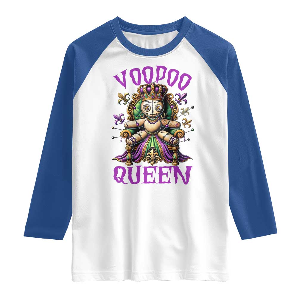 Mardi Gras Voodoo Queen Raglan Shirt