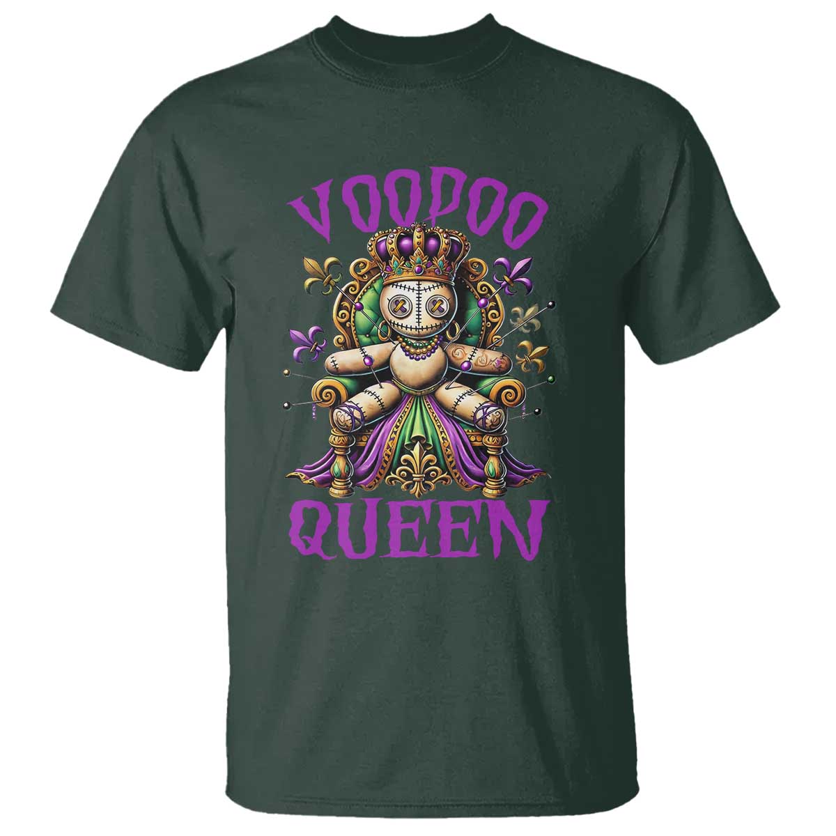 Mardi Gras Voodoo Queen T Shirt