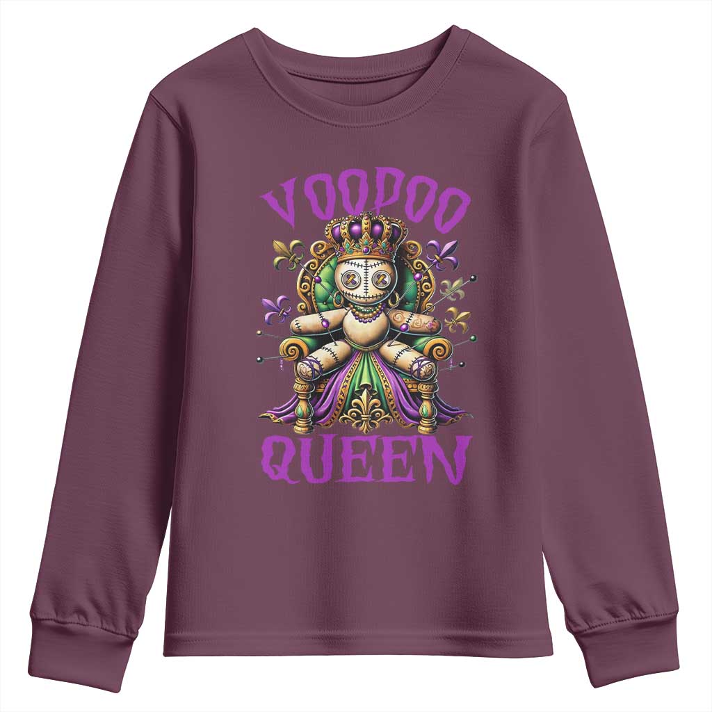 Mardi Gras Voodoo Queen Youth Sweatshirt