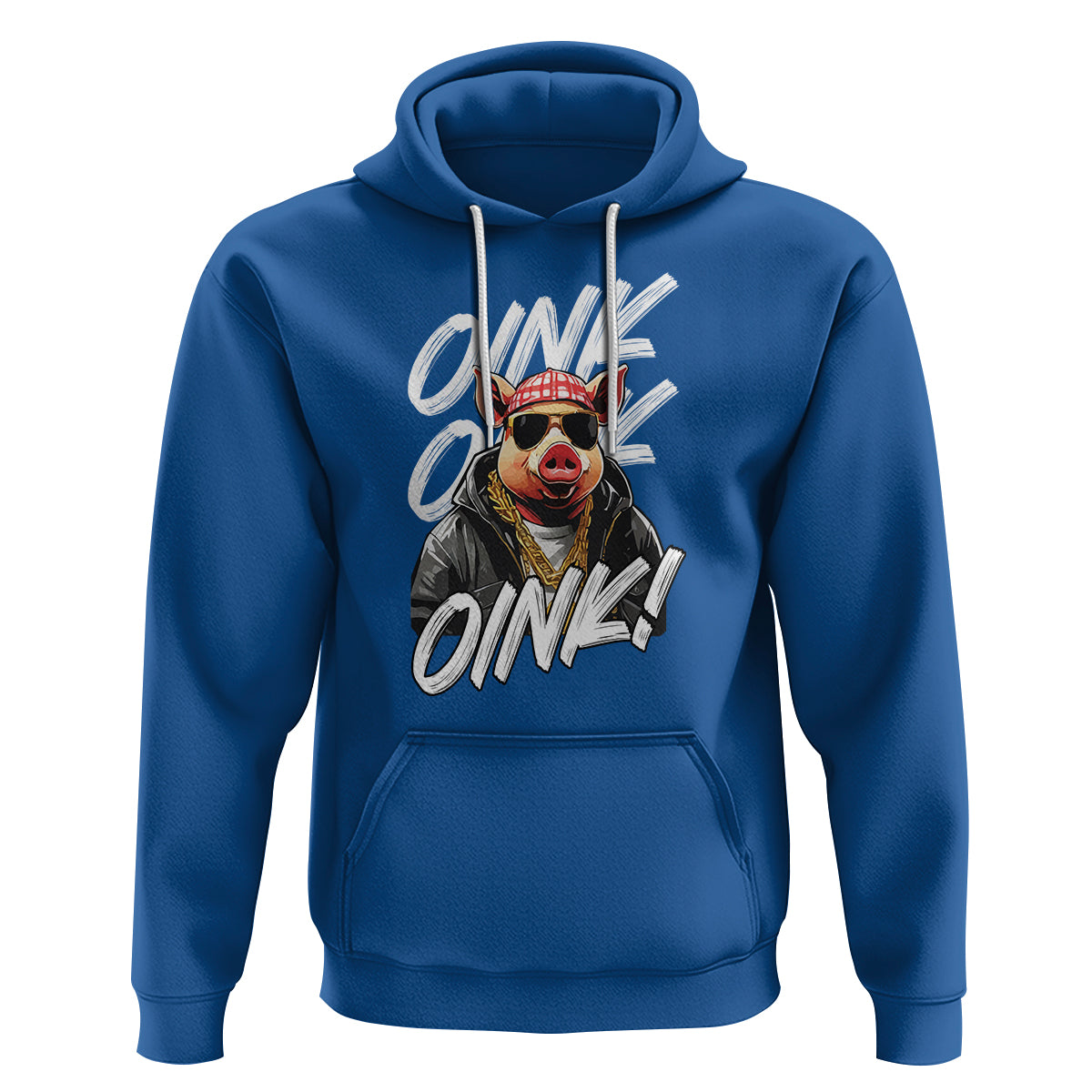 Pig Lover OINK Cool Swine Hip Hop Gangster Hoodie - Wonder Print Shop