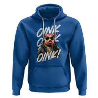 Pig Lover OINK Cool Swine Hip Hop Gangster Hoodie - Wonder Print Shop