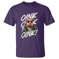 Pig Lover OINK Cool Swine Hip Hop Gangster T Shirt - Wonder Print Shop