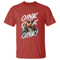 Pig Lover OINK Cool Swine Hip Hop Gangster T Shirt - Wonder Print Shop