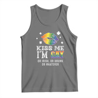 St Patrick's Day Tank Top Kiss Me I'm Gay Or Irish Or Drunk Or Whatever